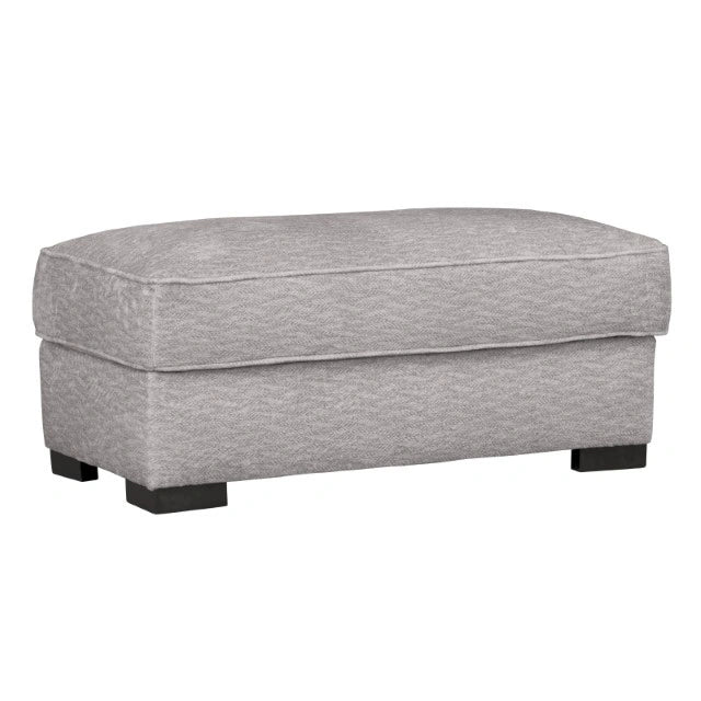 ARDENFOLD Ottoman, Beige & Gray
