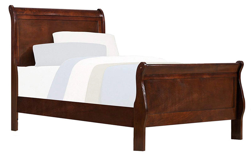 Mayville Full Sleigh Bed in Brown Cherry 2147F-1