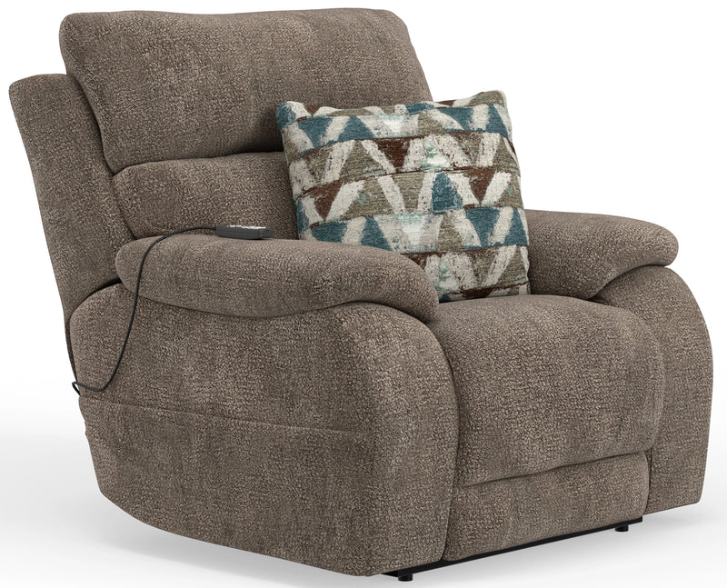 Joya Power Headrest Power LayFlat Recliner w/CR3 Heat/Massage/Lumbar/ZG
