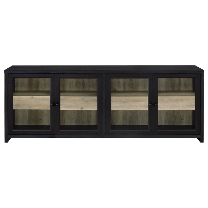 Denison Entertainment Center (TV Stand and 2 Media Tower)