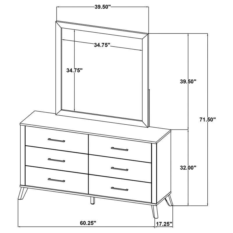 Kaywood Dresser with Mirror