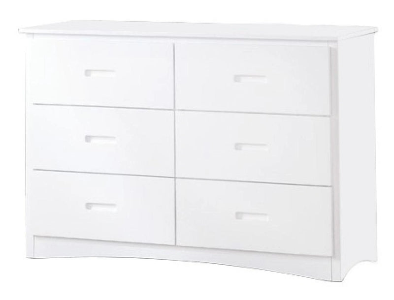 Galen 6 Drawer Dresser in White B2053W-5