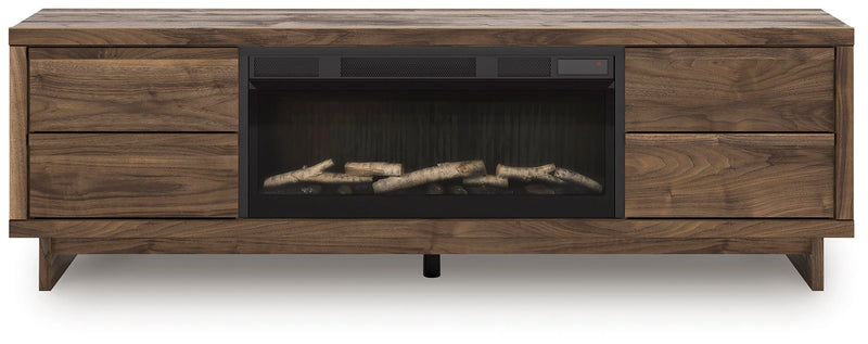 Zadilyn 72" TV Stand with Electric Fireplace