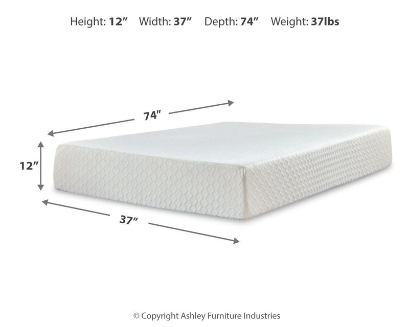Chime 12 Inch Memory Foam Mattress in a Box