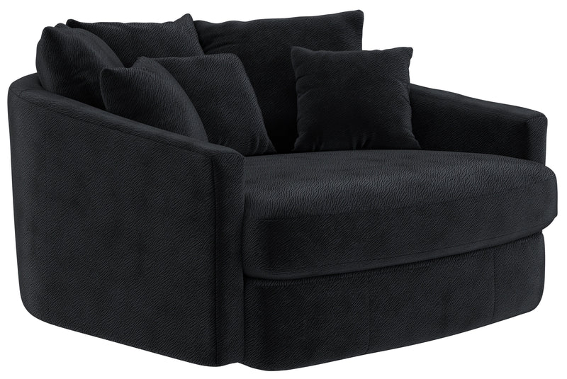 Matty Round Accent Cuddle Chaise