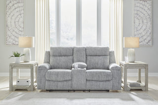 Buntington Reclining Loveseat with Console image