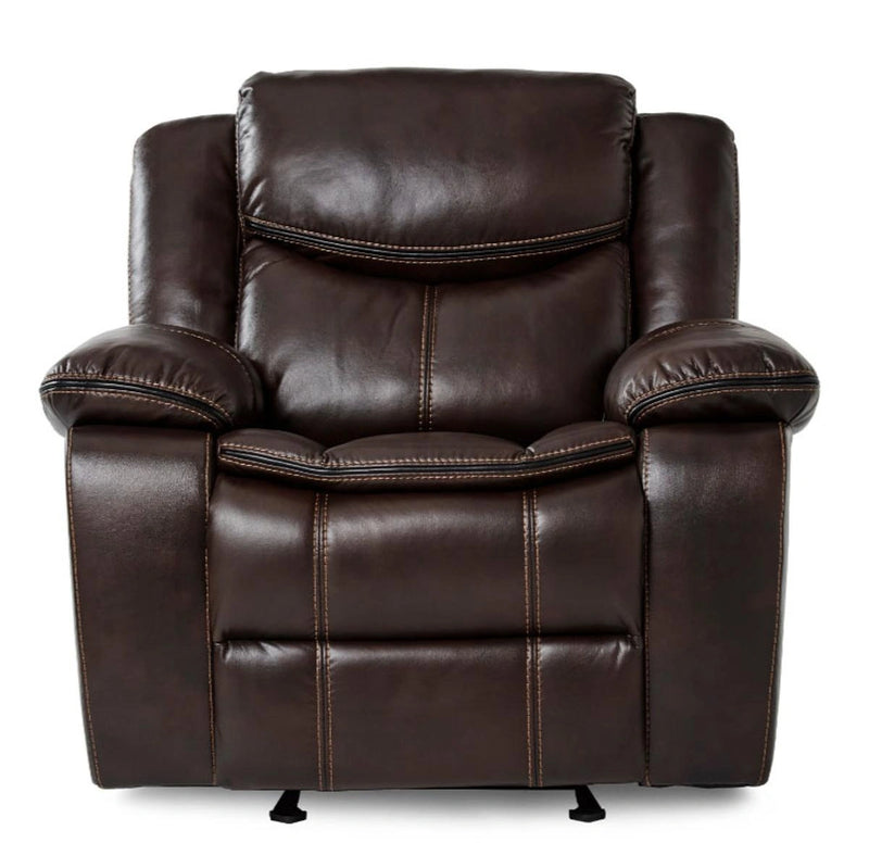 Bastrop Glider Reclining Chair in Brown 8230BRW-1