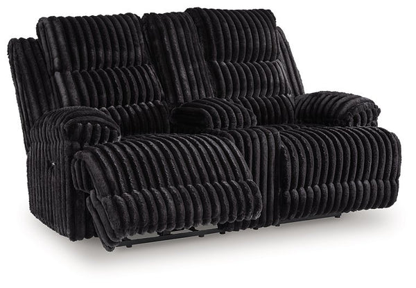 Rhine Falls Reclining Loveseat with Console