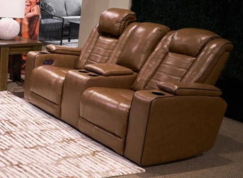 Gruaro Power Reclining Loveseat with Console
