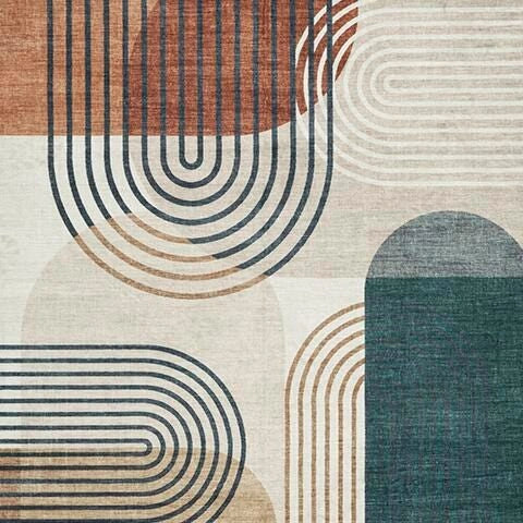 Farrendale Washable Area Rug