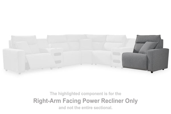 ModMax II Reclining Sectional with Chaise and Audio Console