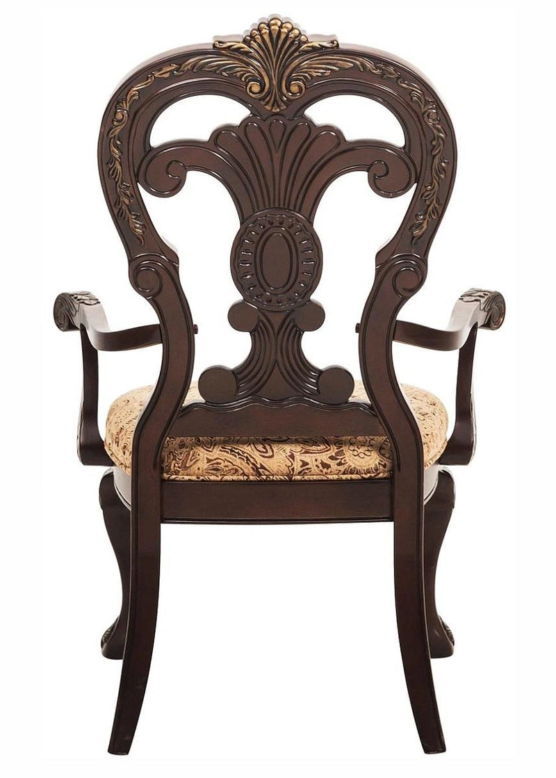 Deryn Park Arm Chair in Dark Cherry (Set of 2)