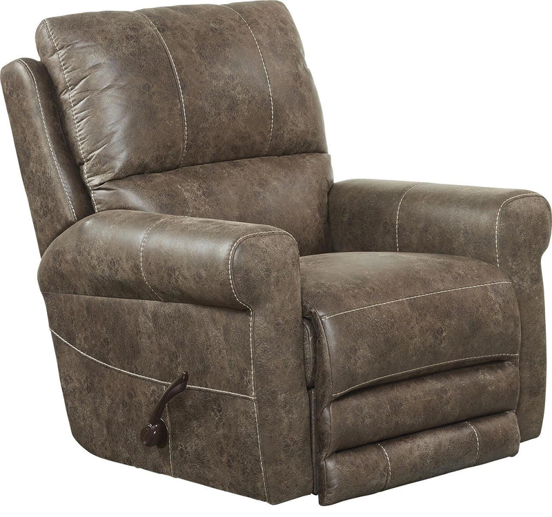 Catnapper Maddie Swivel Glider Recliner in Ash