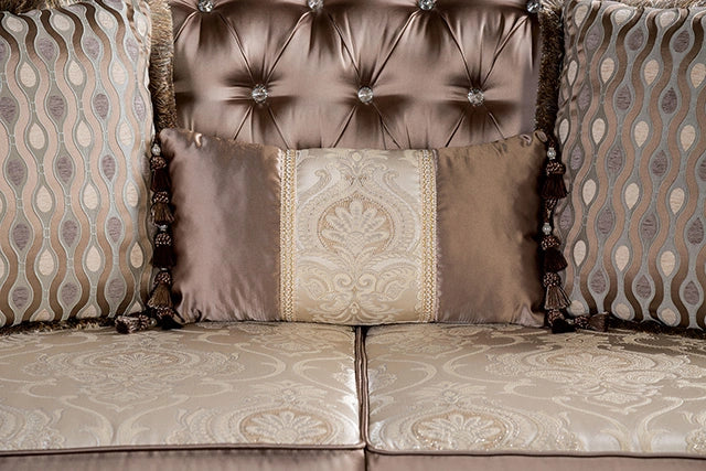 Albacete Sofa Campage & Walnut