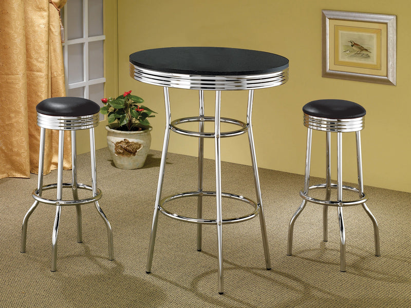 Retro Swivel Bar Stool