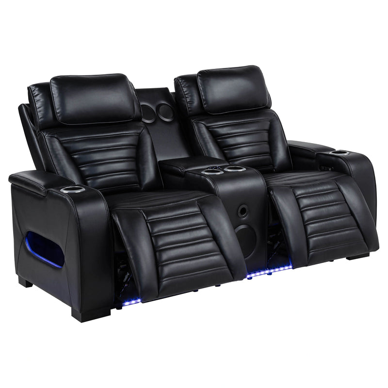 Zuma Dual Power Reclining Loveseat