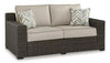 Coastline Bay Outdoor Loveseat with Cushion