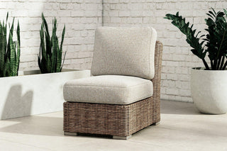 Beachcroft Outdoor Armless Chair with Cushion image