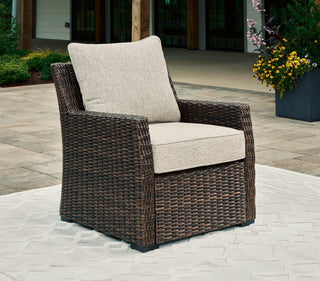 Brook Ranch Outdoor Lounge Chair with Cushion image