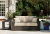 Coastline Bay Outdoor Loveseat with Cushion