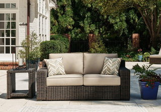 Coastline Bay Outdoor Loveseat with Cushion image