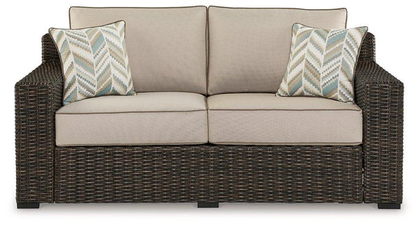 Coastline Bay Outdoor Loveseat with Cushion