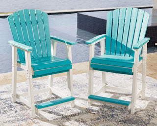 Eisely Outdoor Counter Height Bar Stool (Set of 2) image