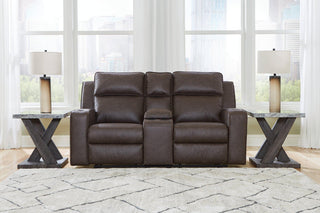 Lavenhorne Reclining Loveseat with Console image