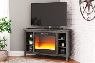 Arlenbry Corner TV Stand with Electric Fireplace image