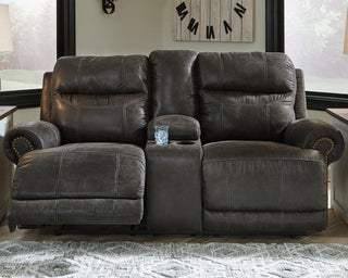 Grearview Power Reclining Loveseat with Console image