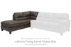 Navi 2-Piece Sleeper Sectional with Chaise