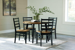 Blondon Dining Table and 4 Chairs (Set of 5) image