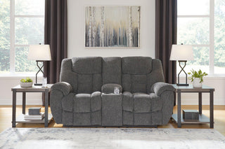 Foreside Reclining Loveseat with Console image