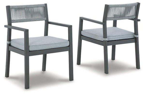 Eden Town Arm Chair with Cushion (Set of 2)