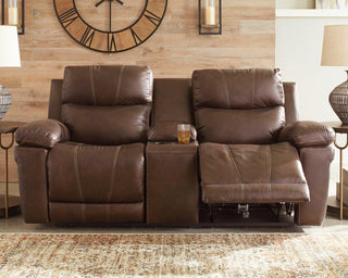 Edmar Power Reclining Loveseat with Console image