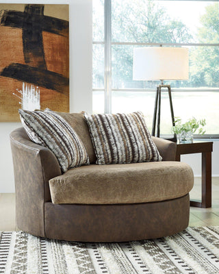 Alesbury Oversized Swivel Accent Chair image