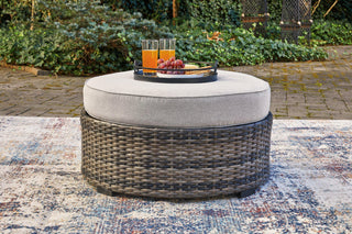 Harbor Court Ottoman with Cushion image