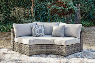 Harbor Court Curved Loveseat with Cushion image