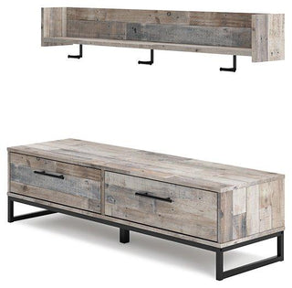 Neilsville Bench with Coat Rack image
