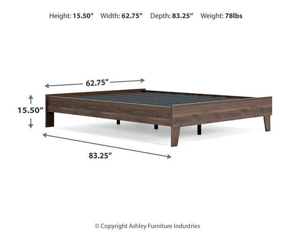 Calverson Bed and Mattress Set