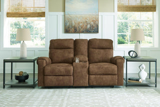 Edenwold Reclining Loveseat with Console image