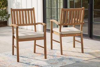 Janiyah Outdoor Dining Arm Chair (Set of 2) image