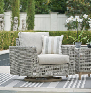 Seton Creek Outdoor Swivel Lounge with Cushion image