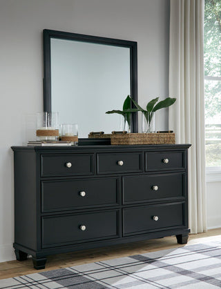 Lanolee Dresser and Mirror image