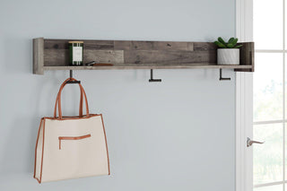 Neilsville Wall Mounted Coat Rack with Shelf image