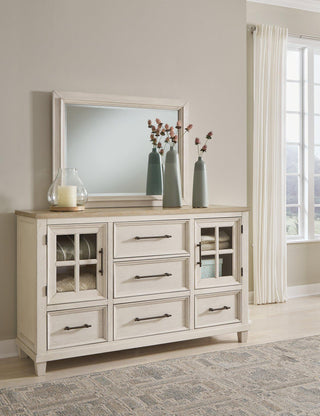 Shaybrock Dresser and Mirror image