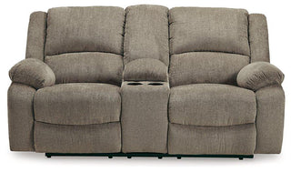 Draycoll Reclining Loveseat with Console image