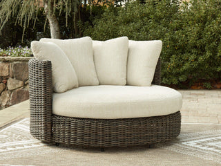 Kimora Outdoor Swivel Lounge Chair with Cushion image