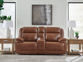 Healy Pier Power Reclining Loveseat with Console image