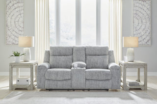 Buntington Reclining Loveseat with Console image